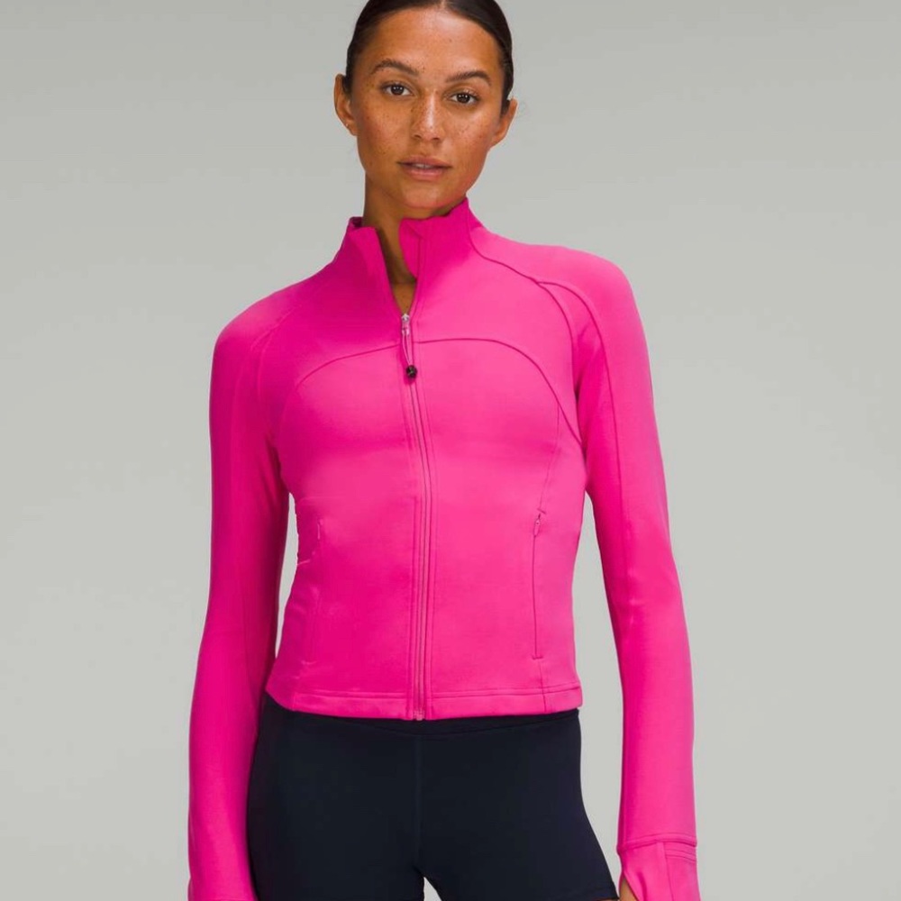 Lululemon Cropped Define Jacket Sonic Pink Size 4